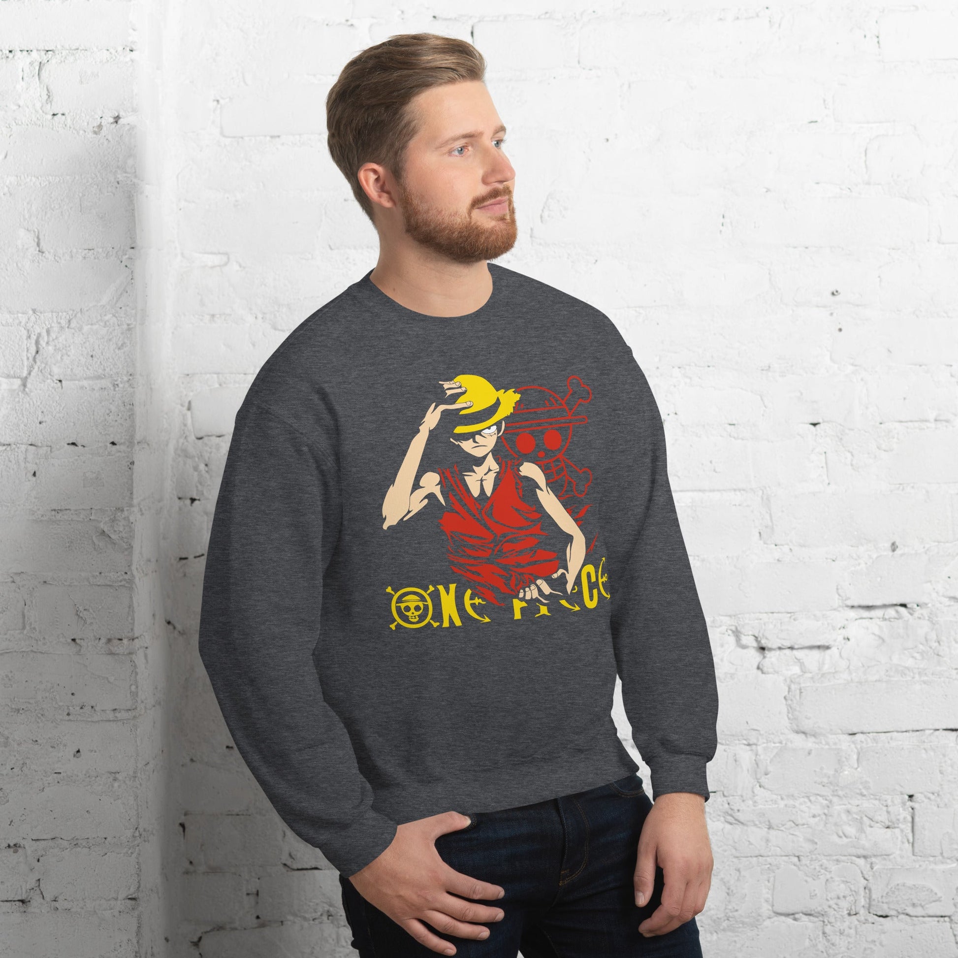 One Piece hoodie unisex sweatshirt cotton natural gift idea - Lusy Store LLC