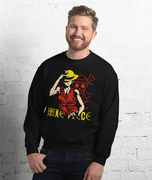 One Piece hoodie unisex sweatshirt cotton natural gift idea - Lusy Store LLC