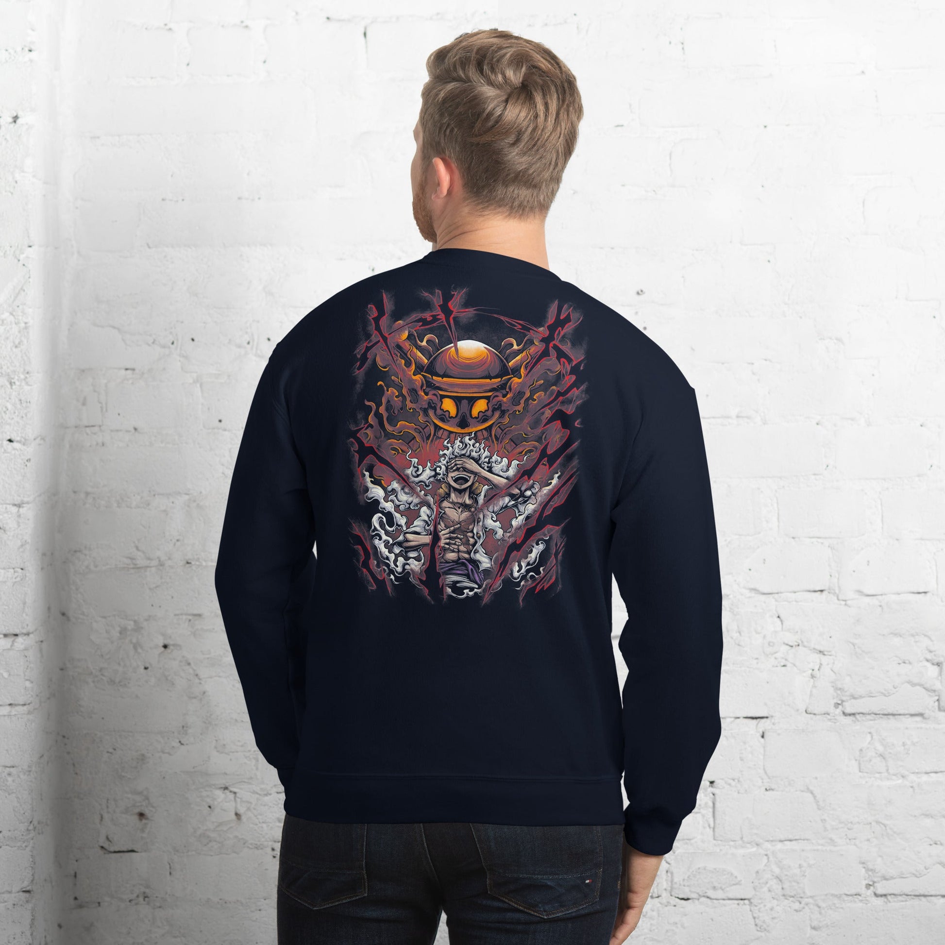 One Piece hoodie unisex sweatshirt cotton natural gift idea - Lusy Store LLC