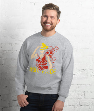 One Piece hoodie unisex sweatshirt cotton natural gift idea - Lusy Store LLC