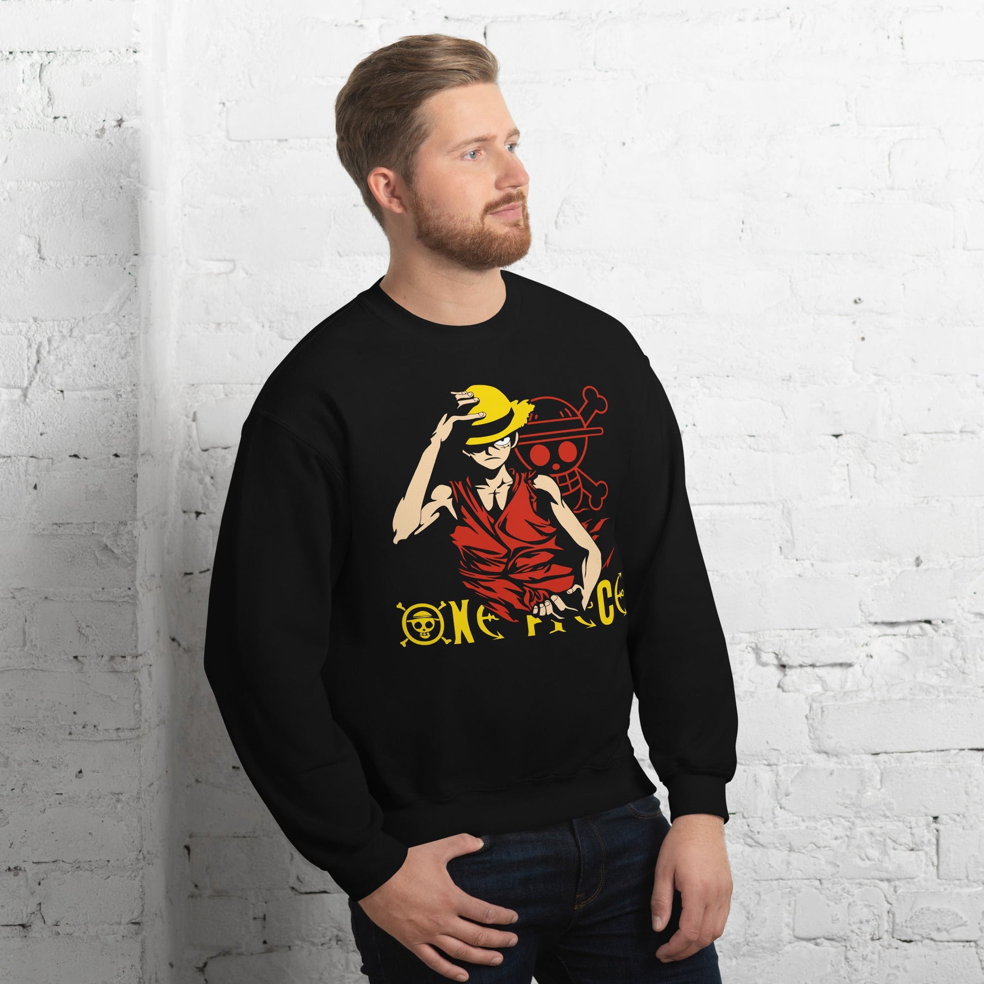 One Piece hoodie unisex sweatshirt cotton natural gift idea - Lusy Store LLC