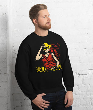 One Piece hoodie unisex sweatshirt cotton natural gift idea - Lusy Store LLC