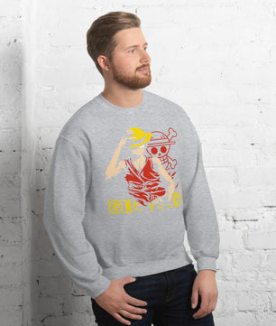 One Piece hoodie unisex sweatshirt cotton natural gift idea - Lusy Store LLC