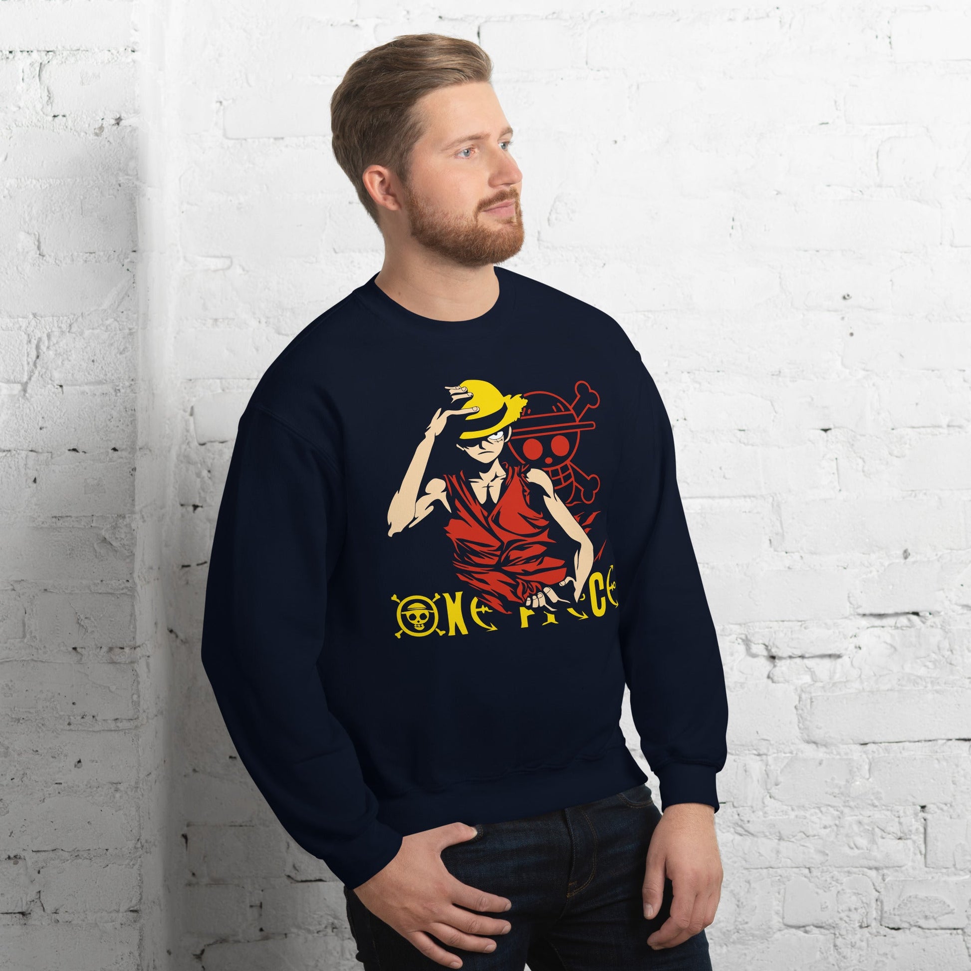 One Piece hoodie unisex sweatshirt cotton natural gift idea - Lusy Store LLC