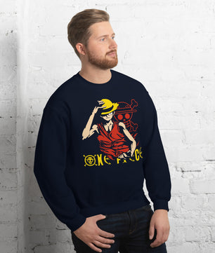One Piece hoodie unisex sweatshirt cotton natural gift idea - Lusy Store LLC