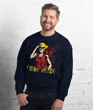 One Piece hoodie unisex sweatshirt cotton natural gift idea - Lusy Store LLC