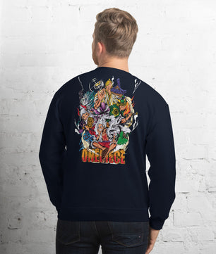 One Piece hoodie unisex sweatshirt cotton smooth and airy gift idea - Lusy Store LLC