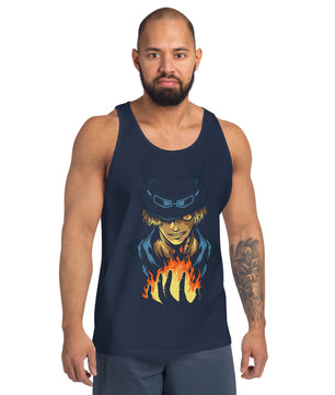 One Piece mens tank top cotton soft short sleeves round neck - Lusy Store LLC