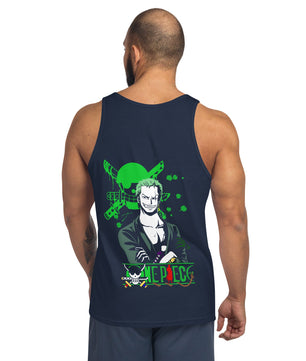 One Piece mens tank top cotton soft short sleeves round neck - Lusy Store LLC