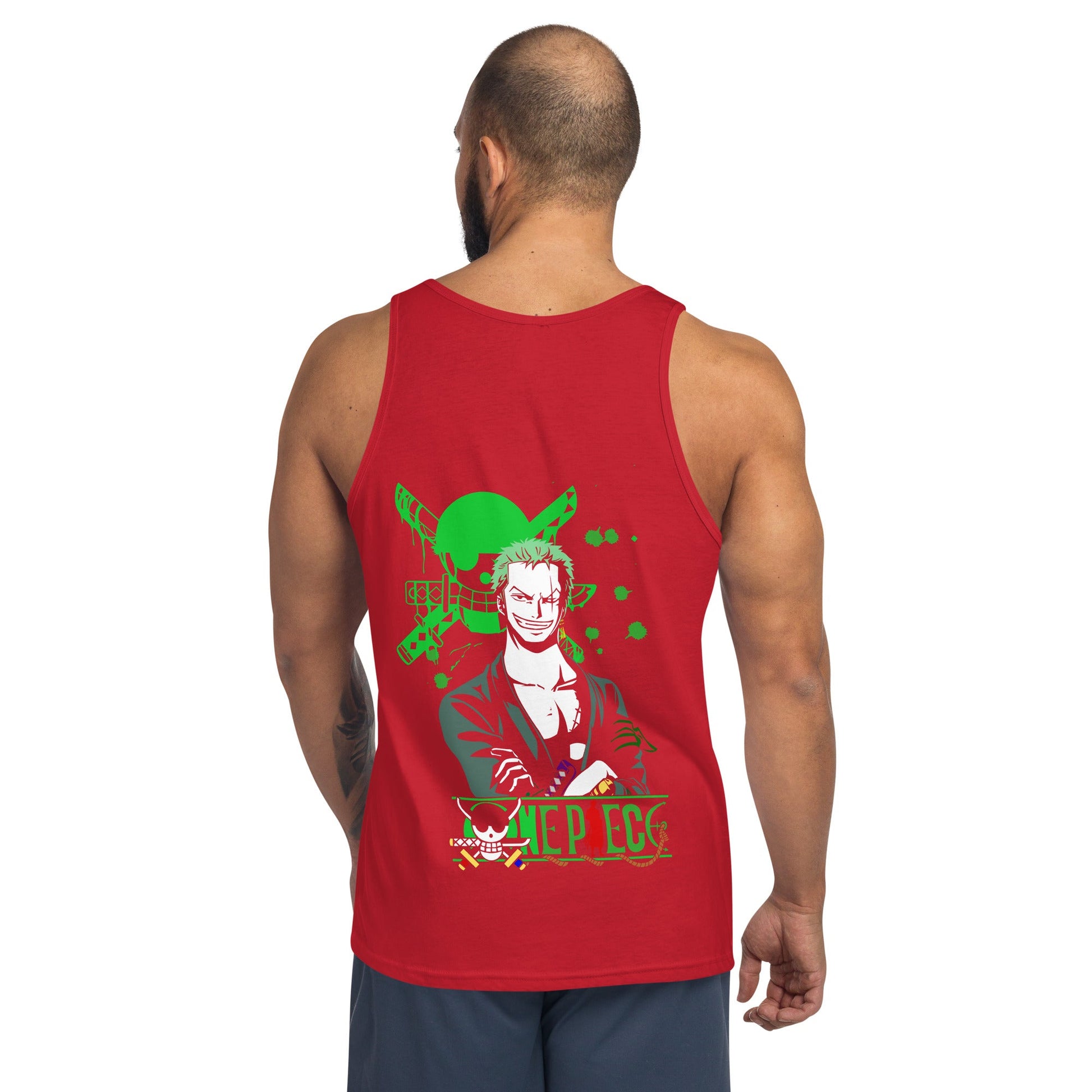 One Piece mens tank top cotton soft short sleeves round neck - Lusy Store LLC