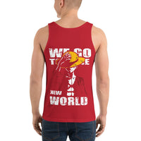 One Piece mens tank top cotton you have dreamed of Red
