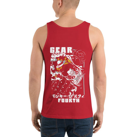 One Piece mens tank top cotton you have dreamed of and more Red