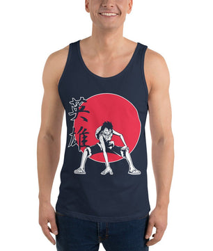 One Piece mens tank top Marco The Phoenix round neck shirt cotton - Lusy Store LLC