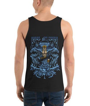 One Piece mens tank top Marco The Phoenix round neck shirt cotton - Lusy Store LLC