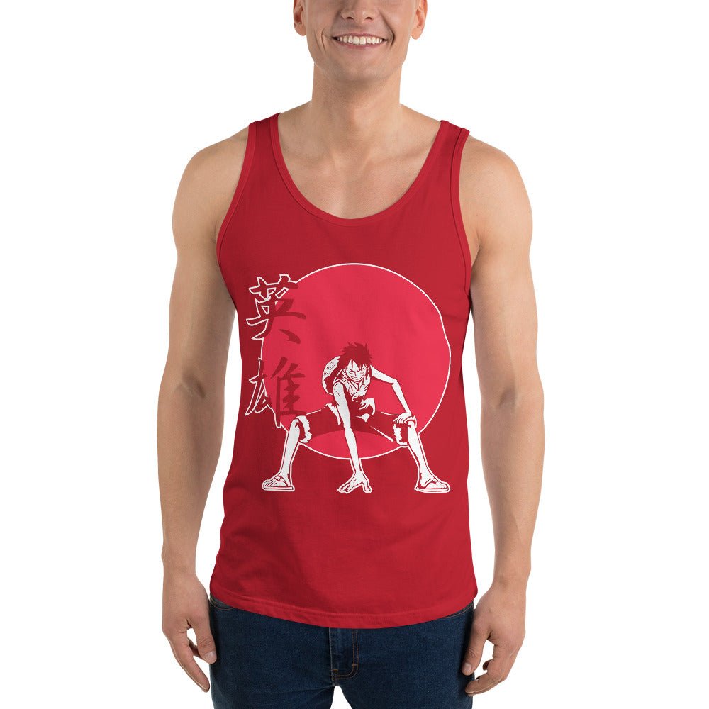 One Piece mens tank top Marco The Phoenix round neck shirt cotton - Lusy Store LLC