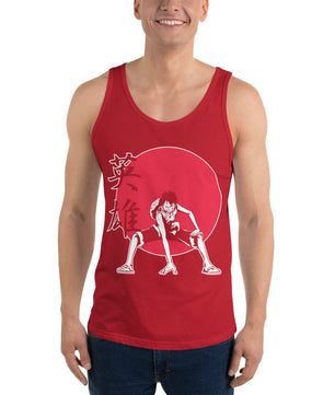 One Piece mens tank top Marco The Phoenix round neck shirt cotton - Lusy Store LLC