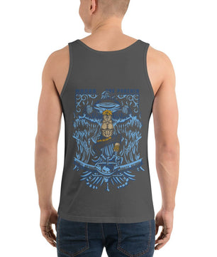 One Piece mens tank top Marco The Phoenix round neck shirt cotton - Lusy Store LLC