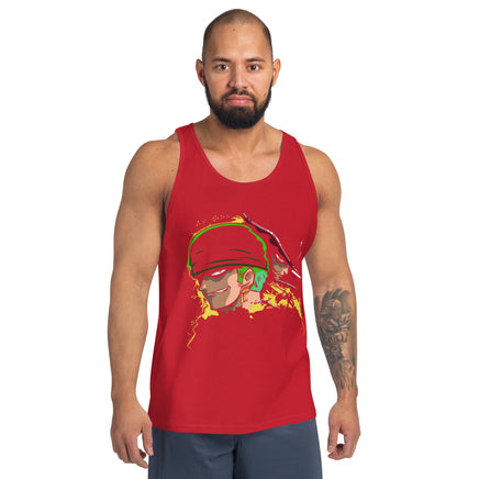 One Piece mens tank top Monkey D Luffy cotton soft t-shirt