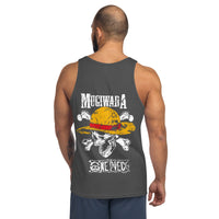 One Piece mens tank top Mugiwara cotton soft t-shirt Asphalt