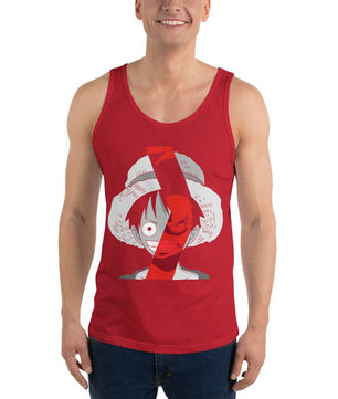 One Piece mens tank top Portgas D Ace cotton comfortable - Lusy Store LLC