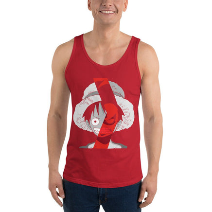 One Piece mens tank top Portgas D Ace cotton comfortable - Lusy Store LLC
