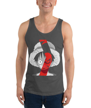 One Piece mens tank top Portgas D Ace cotton comfortable - Lusy Store LLC