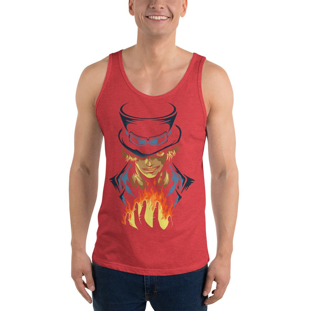 One Piece mens tank top Trafalgar Law cotton - Lusy Store LLC