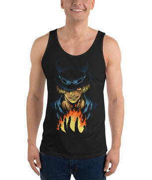 One Piece mens tank top Trafalgar Law cotton - Lusy Store LLC