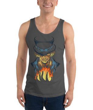One Piece mens tank top Trafalgar Law cotton - Lusy Store LLC
