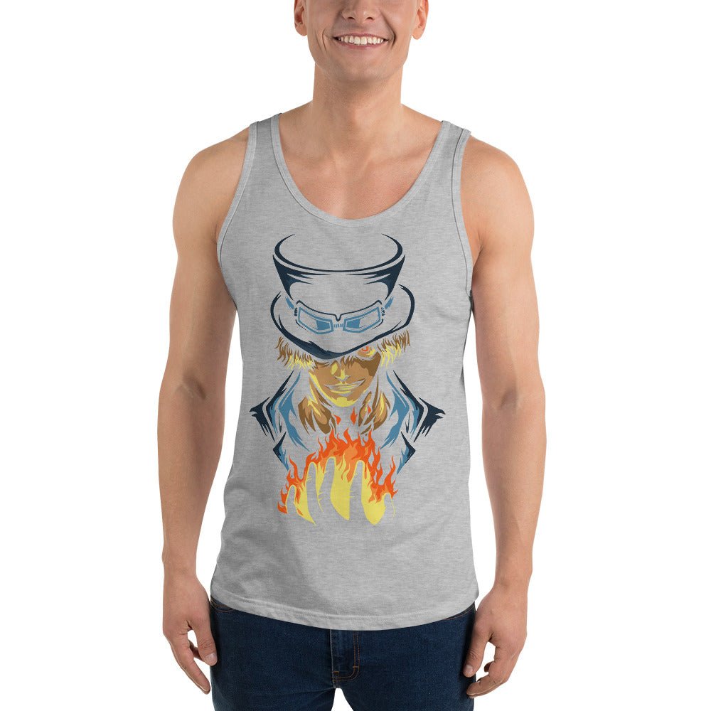 One Piece mens tank top Trafalgar Law cotton - Lusy Store LLC