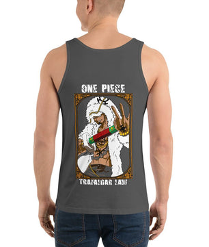 One Piece mens tank top Trafalgar Law cotton - Lusy Store LLC