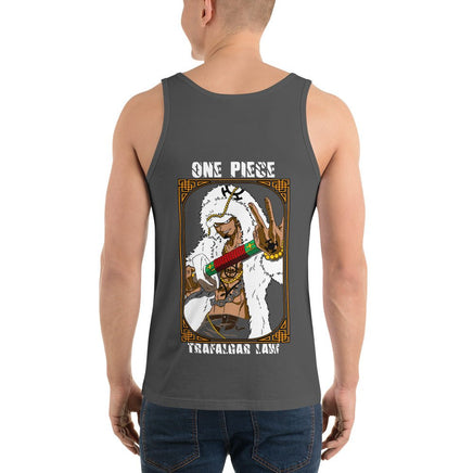 One Piece mens tank top Trafalgar Law cotton Asphalt