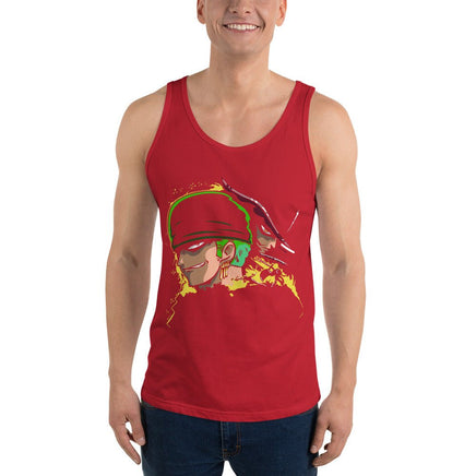 One Piece mens tank top Zoro Roronoa cotton