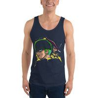One Piece mens tank top Zoro Roronoa cotton