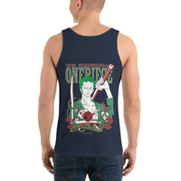 One Piece mens tank top Zoro Roronoa cotton comfortable Navy