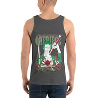 One Piece mens tank top Zoro Roronoa cotton comfortable Asphalt