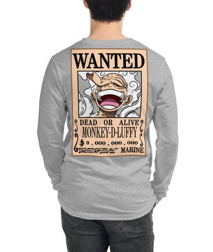 One Piece shirt crew neck unisex long sleeve tee OPP1 - Lusy Store LLC