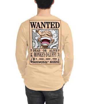 One Piece shirt crew neck unisex long sleeve tee OPP1 - Lusy Store LLC