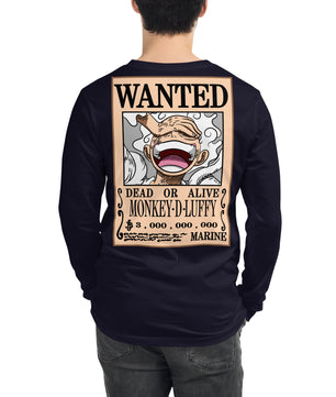 One Piece shirt crew neck unisex long sleeve tee OPP1 - Lusy Store LLC