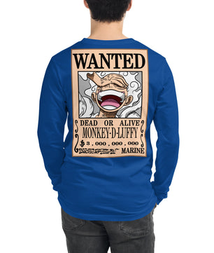 One Piece shirt crew neck unisex long sleeve tee OPP1 - Lusy Store LLC