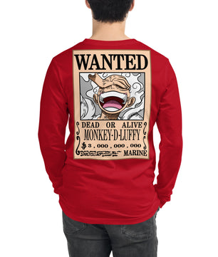 One Piece shirt crew neck unisex long sleeve tee OPP1 - Lusy Store LLC