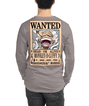 One Piece shirt crew neck unisex long sleeve tee OPP1 - Lusy Store LLC