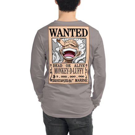 One Piece shirt crew neck unisex long sleeve tee OPP1 Storm