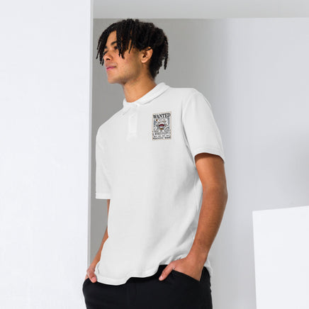 One Piece shirt unisex pique polo shirt OPP1 White