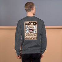 One Piece sweatshirt unisex soft classic fit sweater OPP1 Dark Heather