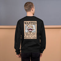 One Piece sweatshirt unisex soft classic fit sweater OPP1 Black