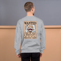 One Piece sweatshirt unisex soft classic fit sweater OPP1 Sport Grey