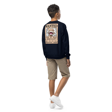 One Piece sweatshirt youth crewneck soft fleece cozy and cool