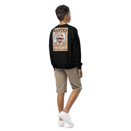 One Piece sweatshirt youth crewneck soft fleece cozy and cool
