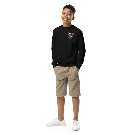 One Piece sweatshirt youth crewneck soft fleece cozy and cool